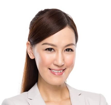 Businesswoman with arm crossed