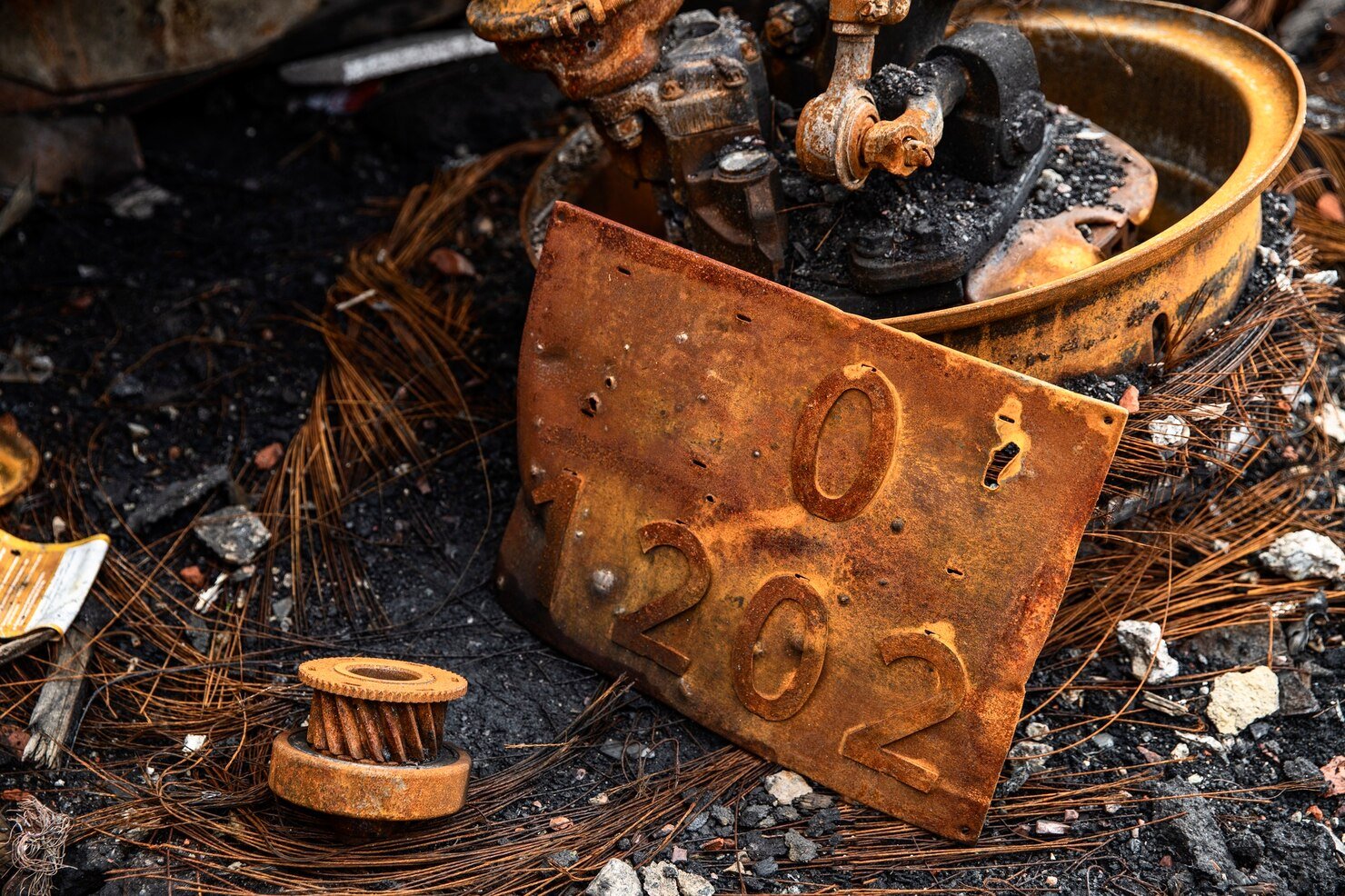 Vehicle piececs for war of russian ukraine